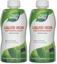 Natura's Way Liquid Iron, provides Daily Value of Iron, Sugar Free, Berry Flavored, 16 Fl. Oz. (Pachet de 2)