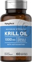 Piping Rock Krill ulei 1000 mg Softgels 