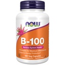 ACUM Alimente Suplimente, Vitamina B-100, Producţia de energie*, Sistem nervos Sănătate*, 100 Veg Capsule
