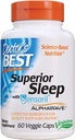 Cel mai bun somn superior al doctorului cu Senzoril, Formula conține Ashwagandha, 5-HTP, L-Theanine & GABA, 60 Conte