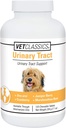 Vet Classics Tract urinar Dog Supliment - Suport Tract urinar pentru câini, Incontinenţă de animale de companie- Cranberry Dog Suplimente- Tablete masticabile 120 Ct.