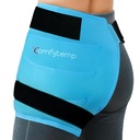 Comfytemp Hip Ice Pack Wrap pentru Sciatica, Hip Replacement Kit, FSA eligibile, Reutilizabil Gel Ice Pack pentru leziuni, Durere de relief, Rece Compress Chirurgie Produse de recuperare Terapie fizică pentru bărbați Femei (S/M)