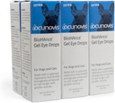 Sentrx - picături de ochi Ocunovis Gel pentru câini și pisici cu ochi uscaţi, picături de ochi Cat Hidratare și Dog cu acid hialuronic, lacrimi artificiale non-bluring și non-stinging, 5 ml, 6 Pack