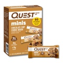 Quest Nutriție Mini Ciocolată Chip Cookie Dough Baruri de proteine, 8g Proteine, 1g Zahăr, 2g carbohidrați net, Gluten gratuit, 14 Conte