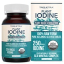Iod organic Supliment de la Sea Vegetale Complex, Whole Food & Raw Form - Iod Plus Trace Complex Mineral 