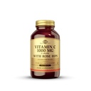 Solgar Vitamina C 1000 mg cu Rose Hips, 250 comprimate - Antioxidant și suport imunitar - Sănătate generală - Sprijină Skin & Joints sănătoase - Non-GMO, Vegan și Kosher - 250 Serviri