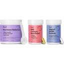 Suplimentul Rael pentru femei Bundle - Echilibru hormonal, Myo-Inositol & D-Chiro Inositol (30 zile de aprovizionare) & Probiotice, 15 miliarde CFU (30 zile de aprovizionare) & Suplimentul PMS (28 capsule)