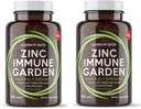 Supliment de zinc pentru suport imunitar și sănătate reproductivă - zinc Chelated, echinacea, vitamina C - Booster imunitar pentru adulți și copii - mare absorbție 60 capsule pentru bărbați și femei - non-GMO, vegetarian