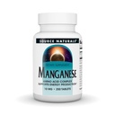 Sursa Naturals Mangan, Amino Acid Chelat - susține producția de energie - 250 tablete