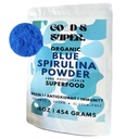Pudră organic albastru Spirulina - vrac 1 pachet de lire, 100% Phycocianin, Superfood pur din Algae albastru - pentru alimente naturale de colorat, Smoothies & băuturi proteice, Vegan - apă pură extrasă