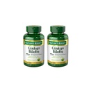 Natura's Bounty Ginkgo Biloba 60mg Capsule, 200 Conte (Pachet de 2)