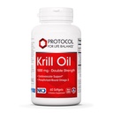 PROTOCOLUL PENTRU VIATA BALANCE Ulei KRILL 1000mg - Suplimentul de ulei KRILL Extra Putere - DHA & EPA - cu Astexanthin - Suport inima, creier, articulatii - non-GMO & Halal - 60 Softgels