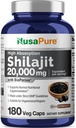 NusaPure Shilaj 20000 mg per Serving, 180 Veggie Caps, Non-GMO, Gluten Free, Bioperine