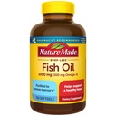 Natura făcut Burp mai puțin ulei de pește Omega 3 Suplimente, 1000mg Softgels, Omega 3 Suplimente de ulei de pește pentru suport cardiac sănătos, 150 Softgels, 75 zile de aprovizionare