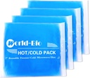 Gel Pachete de gheață flexibile moale pentru leziuni, ambalaj rece reutilizabil, compresie rece la cald pentru dureri articulare &Muscule, recuperare chirurgie, inflamație, Umflare, față, cap, Wrist, Ankle&Foot accidentare, 4 Pack-5.1"x6.3"