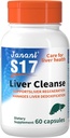 Jananl Liver Cleanse Detox & Reparatii Milk Thistle Protectie Ficat-Liver Lichid este bogat în Silymarin și FDP Cell Energy lichid, cu 15 Sticle totalizarea 7.5 FI oz - Curățare