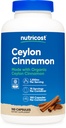 Nutricost Organic Scorțișoară (Ceylon Scorțișoară) 1200 mg Servire, 150 capsule - Gluten gratuit, non-GMO