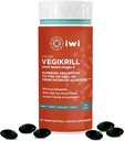 iwi Life Vegikrill Omega-3, 30 Softgels (30 Servings), Vegan, Plant-Based Algae Omega-3 cu Astexanthin, Whole-Body Supplement Dietary Supplement, Krill & Fish Oil Alternative, No Fishy Aftergust