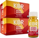 Kor Shot Vitamina D & Zinc Shot - 24 Pack x 1.7 Fl Oz - Apărare intensă - 100% DV de zinc și 235% DV de vitamina D- USDA Certified Organic