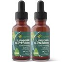 Glutationa lipozomal, absorbţie superioară, supliment glutationic lichid, antioxidant puternic, dezintoxicare hepatică, îmbunătăţitor imun, Soy-Free, non-GMO, Vegan & Gluten Fre, 4 fl.oz,1500 mg
