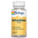 Solaray Potasiu 99 mg - Electrolite Echilibru Formula - Potasiu Supliment pentru Electroliti, Vascular si Heart Health Support - 60-Day Money Back Guarantee, Lab Verificate, 100 Serviri, 100 VegCaps