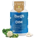 NewLife Naturals DIM Supliment 300mg pentru femei si barbati - Hormonial Acnee, Estrogen Balance Pastile, Post Menopause Descarca 