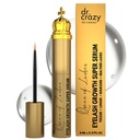 Queen of Lashes Peptide Crowth Ser - Lash & Brow Enhancer with Peptides & Ginseng Root Extract - Hormone Free, Oftalmolog Tested Formula for Longer, Fuller Lashes (8 ml)