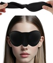 Ochelari de umezeală pentru ochi uscaţi, Silicon 3D Hidratare Ochelari de somn cu moale şi confortabil, Masca de somn pentru utilizatorii CPAP, Cureaua reglabilă