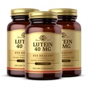 Solgar Lutein 40 mg, 30 Softgels (Pachetul de 3) - Sprijină sănătatea ochilor - ajută Filtrare lumină albastră - Conține FloraGLO Lutein - Gluten gratuit, lactate gratuit - 90 total serviri