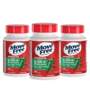 Mutaţi gratuit Advanced Glucosamine Chondroitin MSM Supliment comun de suport, Suporturi Mobilitate Confort Putere Flexibilitate & Bone - 120 Conte (Pachet de 3)