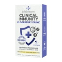 LifeSeasons Imunity Clinic - Elderberry Drink Mix - Protects & Fights for Healthy Immune Response - Imunity Booster - 3X Better Than Vitamina C - Serveşte fierbinte sau rece - Vitamina C + D + Zinc - (5 Pack)