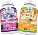 HEALKARE PROASPETE Elderberry Immune Support and Vitamin D3 10000 UI - Bundle