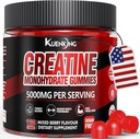 Creatin Monohidrat Gume pentru bărbaţi şi femei, Sugar Free Vegan Creatin Gummies 5g pentru forţa musculară, energie Boost, Pre Suplimente de antrenament, Boost Focus & Endure (120 Conte) - mixt Berry