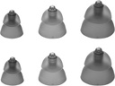 Set mixt Phonak putere Smokey Dome mici-Mediu-Domes mari, Înlocuire de Sonova, Audiere Domes Toate receptoarele -1 Pack/6 Domes Total