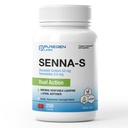 Puregen Labs Senna-S Natural legume Laxative Plus Stool Softener Dual Acţiune - 250 comprimate Senna Plus 