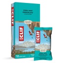 CLIF BARS - Batoane energetice - Ciocolata de menta rece - Cu cofeina - Made with Organic Oats - Plant based Food - Vegetarian - Kosher (2,4 Ounce Proteine Bars, 12 Count) Package May Vary