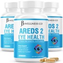 JB Wellness AREDS 2 Eye Vitamina si Suplimentul mineral, contine luteina, vitamina C, Zeaxantină, Zinc & Vitamina Îmbunătățește Suplimentul Vision - 180 Conte