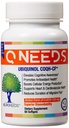 QNeeds® coqh-cf Ubichinol 100 mg COQ10 Clinic dovedit crescut de livrare pentru absorbţie maximă, susţinere mitocondrială îmbunătăţită, antioxidant pentru Heart Health, 60 Softgels conte