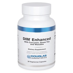 Douglas Laboratories DIM îmbunătăţit - susţine echilibrul hormonal, Cellular Health & Detox* - Cu antioxidanţi, extract de ceai verde & Wasabia - 30 Vegetarian Capsule