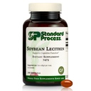 Proces standard Soia Lecitina - Brain Supplement de sprijin pentru sanatate - Nutritional Whole Food-Based Supplement with Essential Fatty Acids from Soybean Lecithin - 240 Softgels