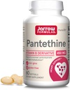 Jarrow Formulas Pantetine 450 mg - Derivative of Vitamine B5-60 Servings (Softgels) - Support Heart Health, Carbohidrat & HDL Metabolism - Cozyme A (CoA) Precursor - Pantotenic Acid Supplement