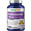 NusaPure Policosanol 100mg 180 Capsule vegetale (Vegan, Non-GMO)