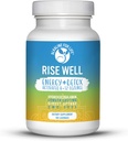 Rise Well Vitamina B12 - Vegan B12 - B12 Vitamine și suplimente energetice - Acționează rapid B12 Sublingual 2000 mcg de B 12 Vitamină în formă de durată mai lungă decât metilcobalamină B12