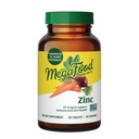 Megafood Zinc Suplimente - Vegan Immune Supplement Supplement with 22,5 mg High Potence Fermented Zinc - Made With Real Food - Gluten-Free, Kosher - 60 Tablete, 60 Serviri