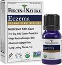 Forces of Nature Eczema Control, Sensibil, Dry and Itchy Skin Relief, Steroizi-Free Skin Care for Flare-Ups, Eczema Tratament pentru adulți, Organic Homeopatic Medicine, Fast-Actioning, 11ml (0,37 fl oz)