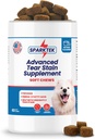 Tear Stain Moft Mesteca Suporturi Câini de îngrijire a ochilor Îmbunătățit cu lutein Omega-6 Omega-3 Cranberry Extract ajută la eliminarea Tear Stains Lubricate ochi și susține sistemul imunitar de alergii