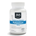 365 de Whole Foods Market, Susţinut de eliberare de potasiu 99mg, Vegan, 250 comprimate