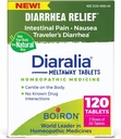 Boiron Diaralia Tablets for Diaree Relief, gaz, balonare, durere intestinală şi diaree Travler - 120 Count (2 pachet de 60)