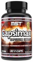 MST Capsimax Supliment 100mg V Capsule, 60 Serviri Managementul greutatii cu doza clinica, Control termogenic, Apetit, Calorie Burning, Sanatate metabolica, Stimulant Gratuit. BSCG Certificat