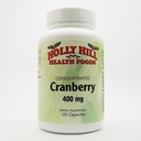 Holly Hill Health Foods, Cran-Max concentrat Cranberry 400 MG, 120 capsule